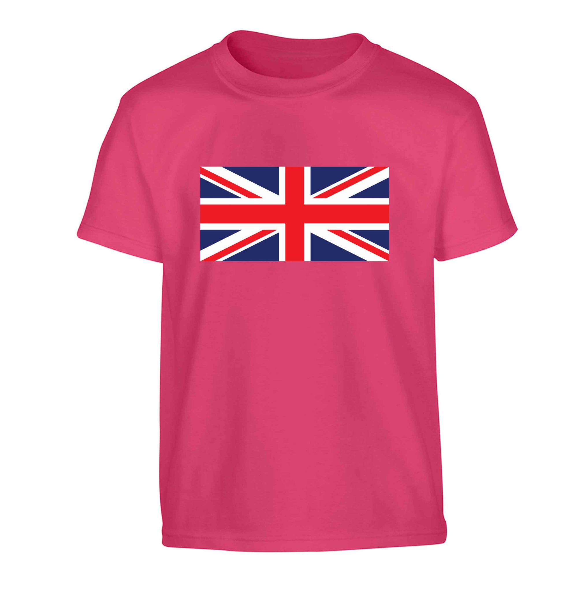 Union Jack Children's pink Tshirt 12-13 Years