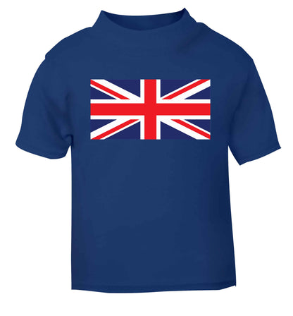 Union Jack blue baby toddler Tshirt 2 Years
