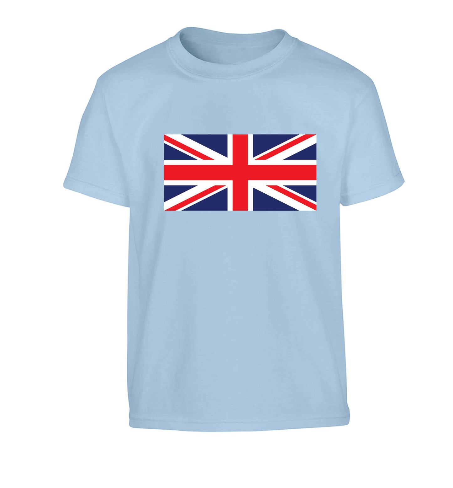Union Jack Children's light blue Tshirt 12-13 Years