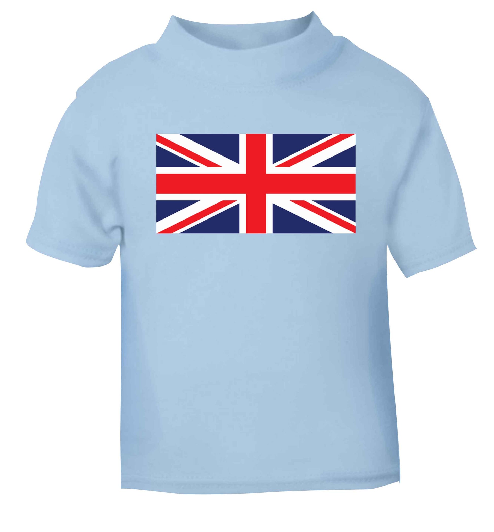 Union Jack light blue baby toddler Tshirt 2 Years