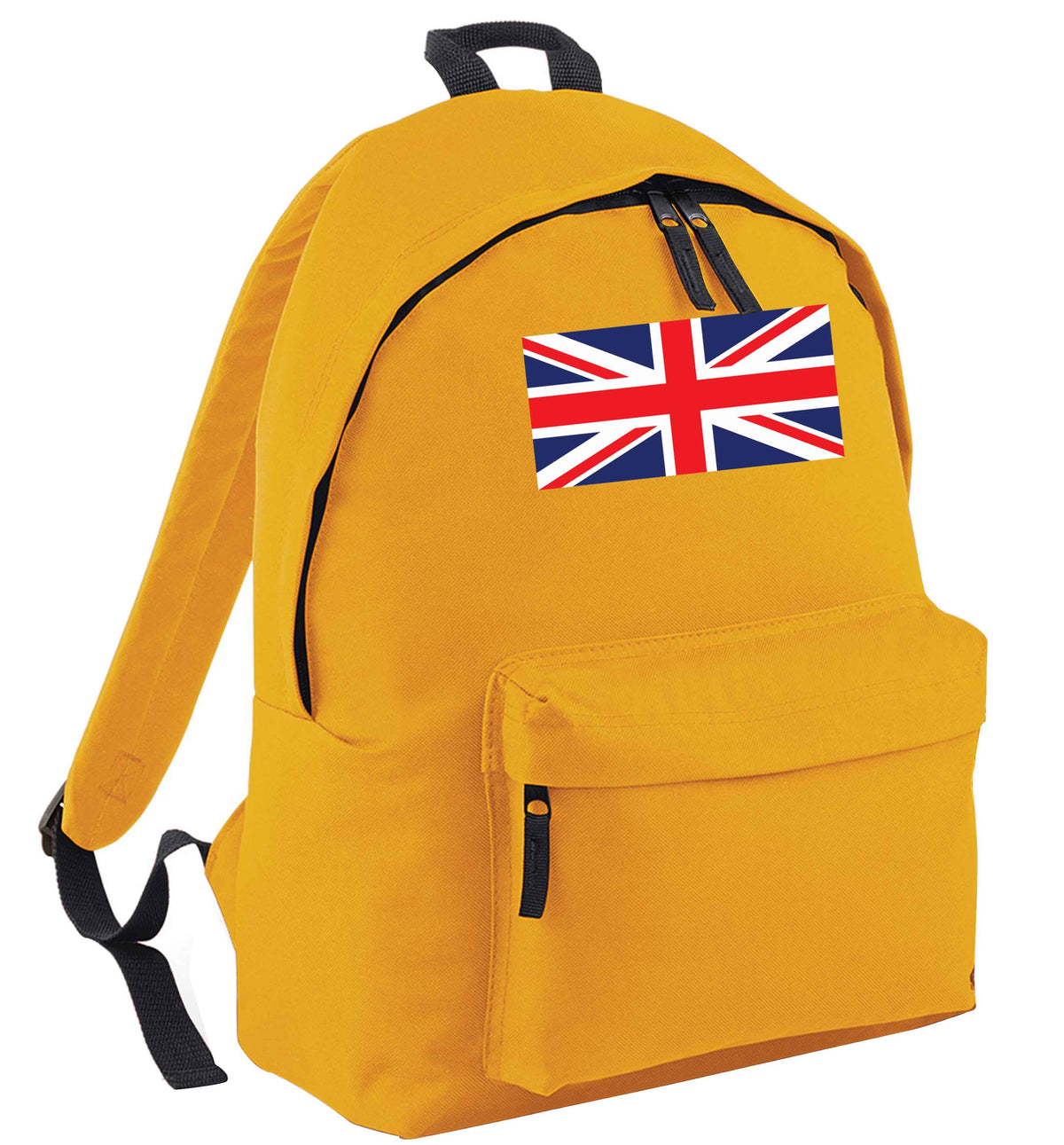 Union Jack mustard adults backpack
