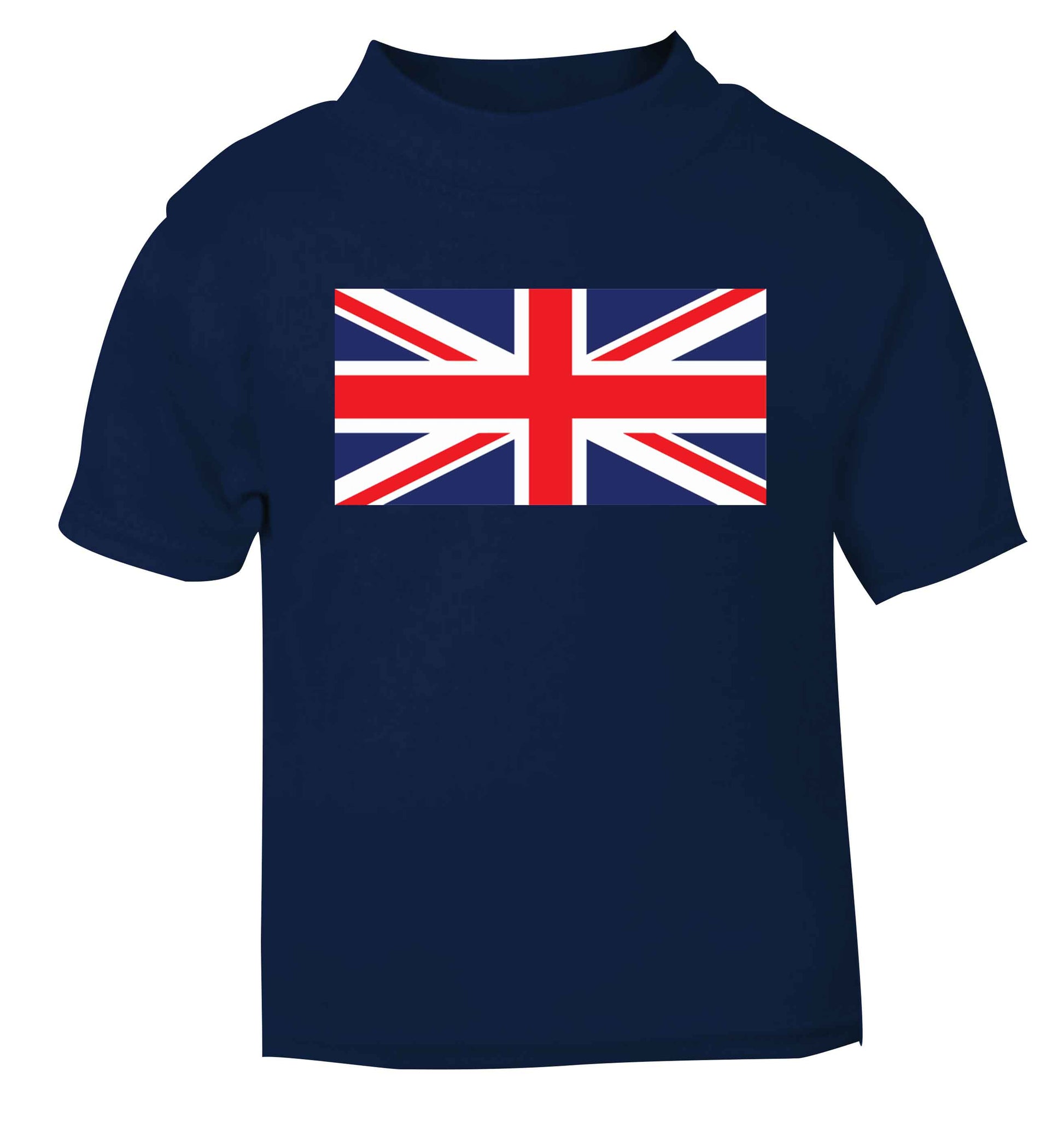 Union Jack navy baby toddler Tshirt 2 Years