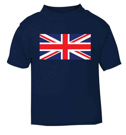 Union Jack navy baby toddler Tshirt 2 Years