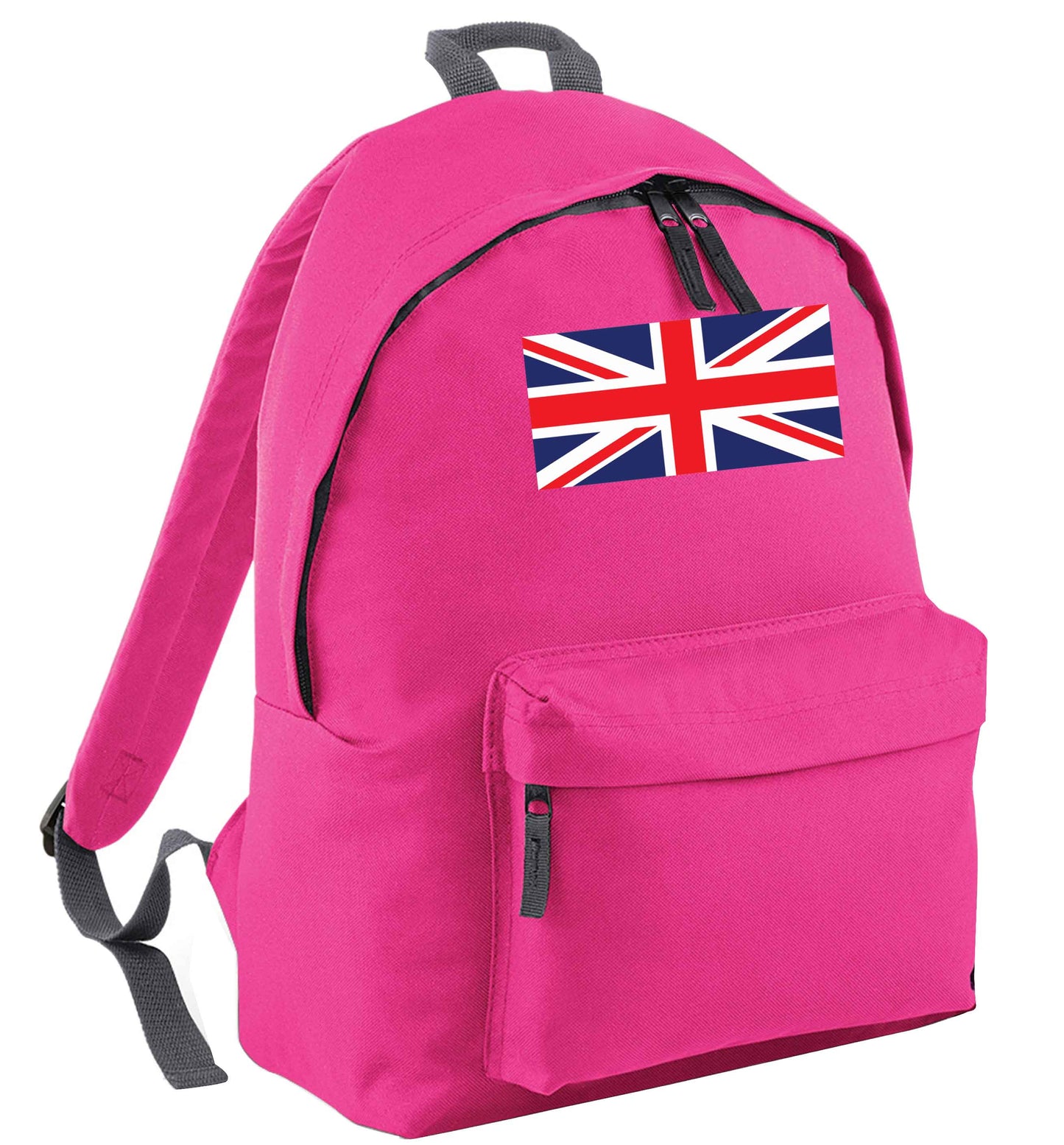 Union Jack pink adults backpack