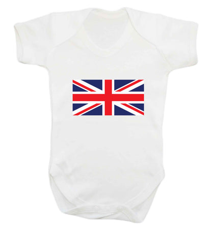 Union Jack baby vest white 18-24 months