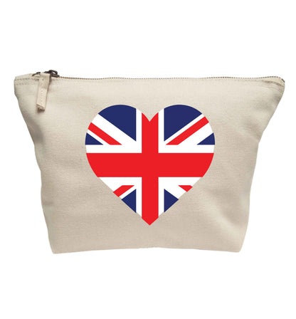 Union Jack Heart | Makeup / wash bag