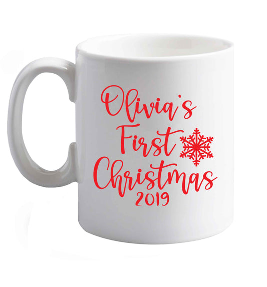 10 oz Favourite Type Pan Pancake ceramic mug right handed