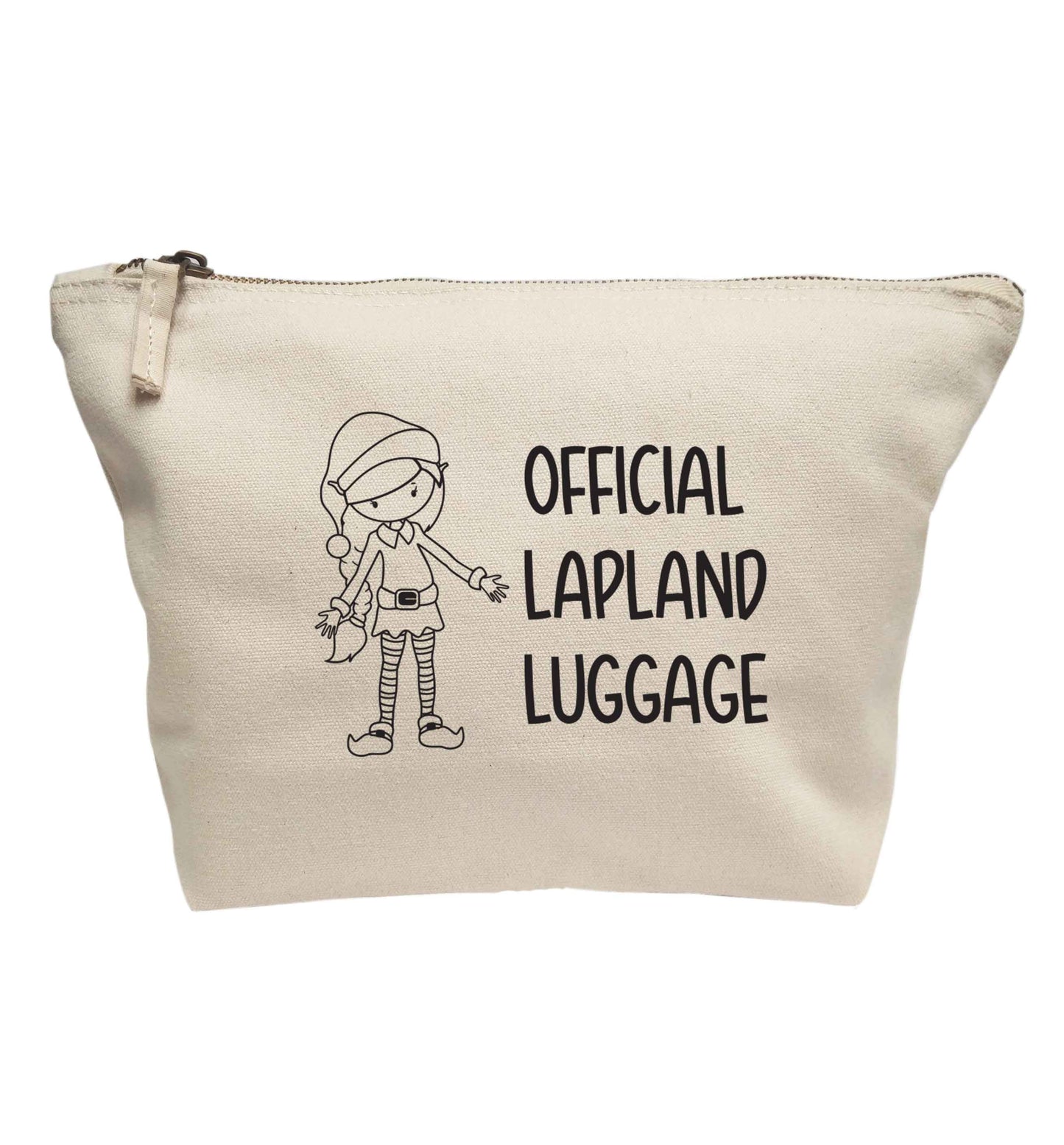 Official lapland luggage - Elf snowflake | Makeup / wash bag