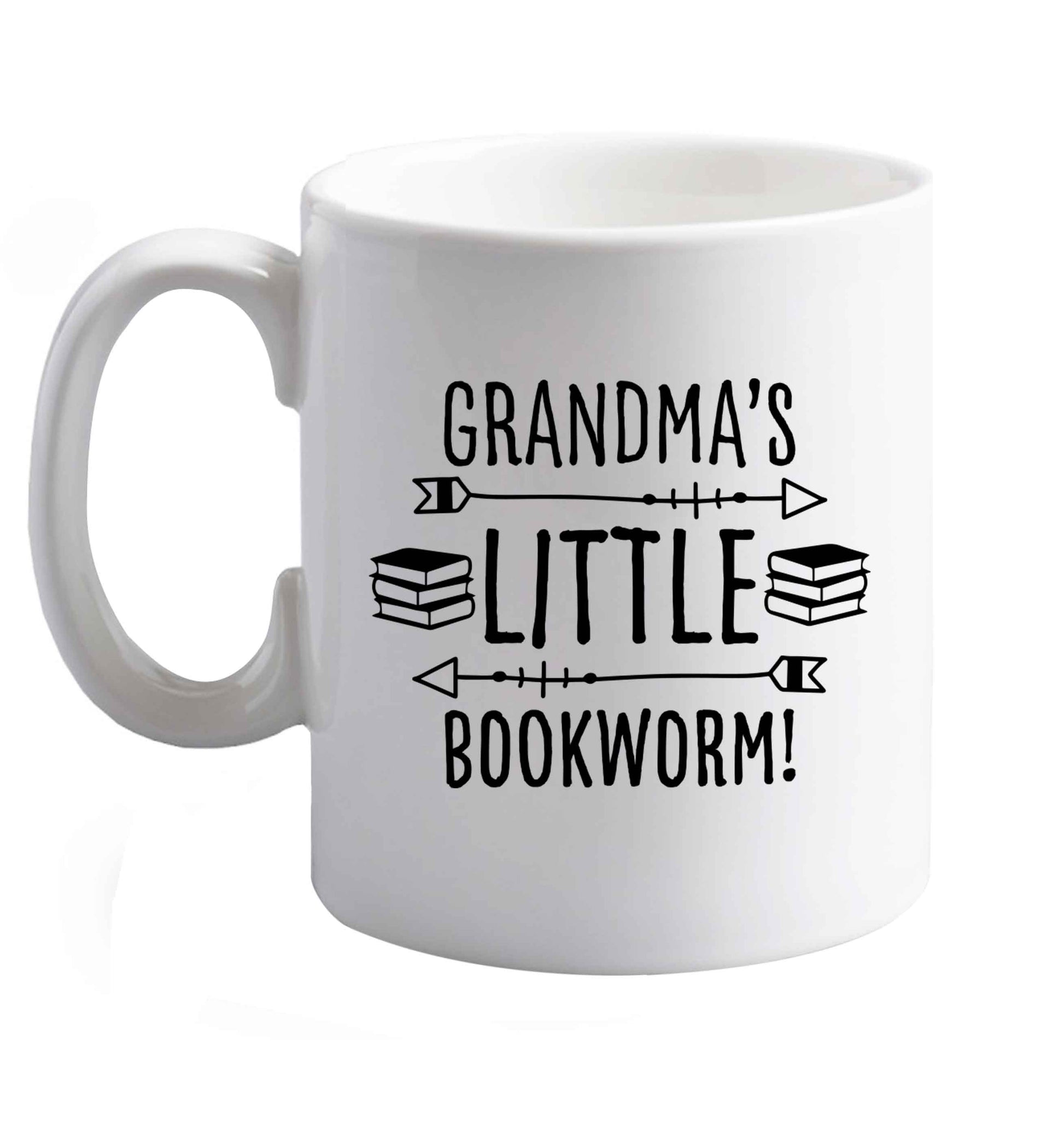 10 oz Favourite Type Pan Pancake ceramic mug right handed