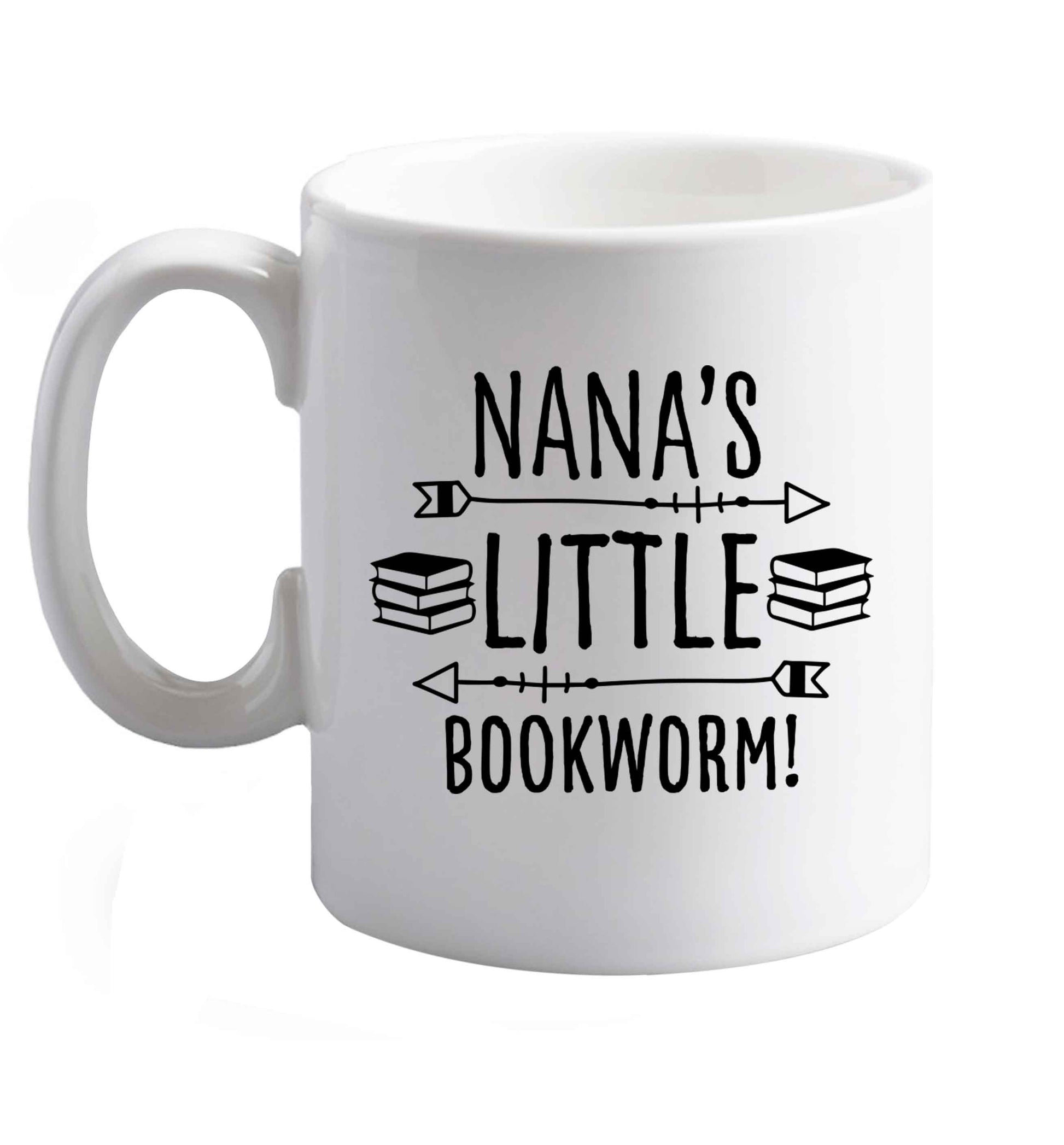 10 oz Favourite Type Pan Pancake ceramic mug right handed