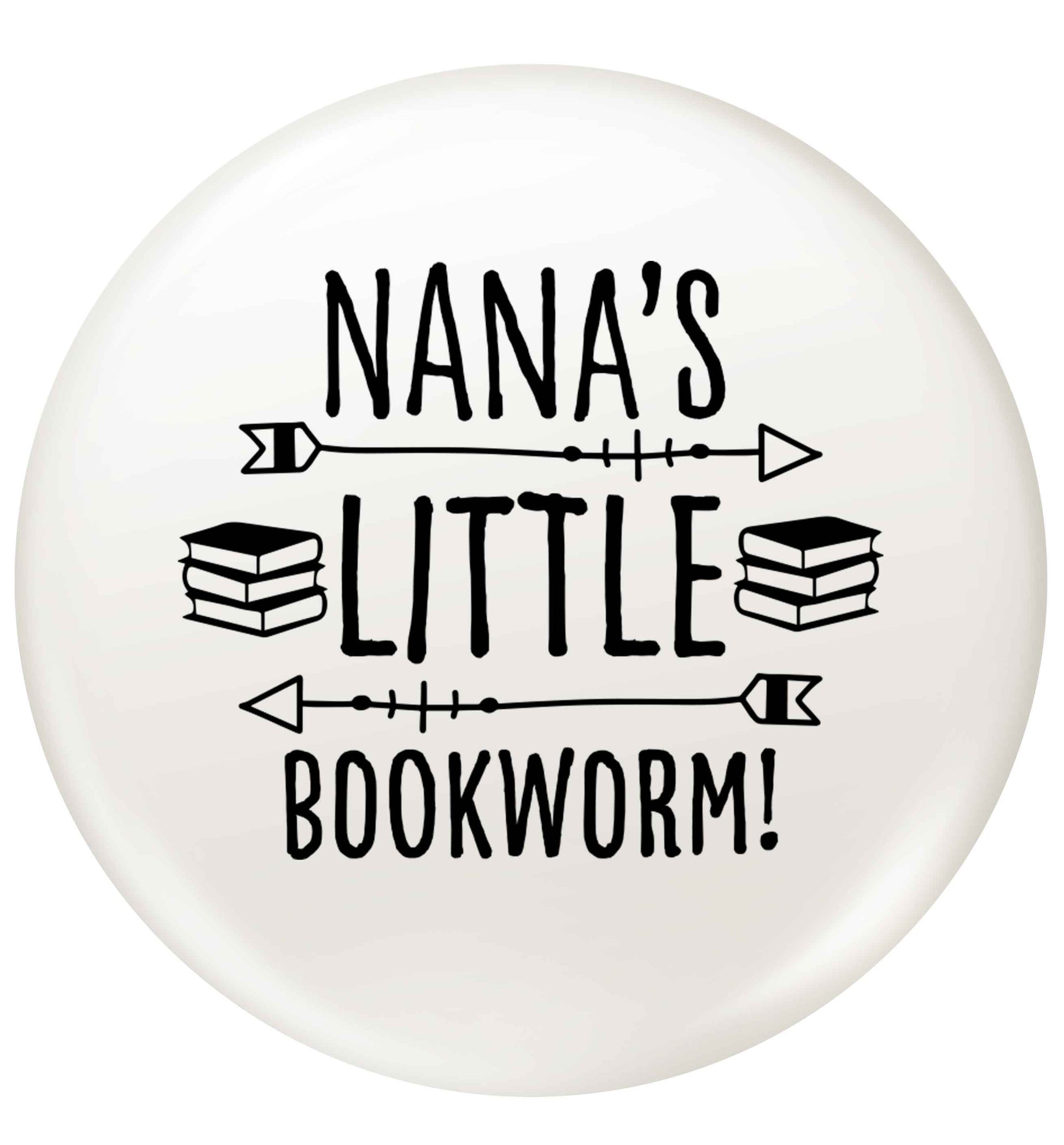 Grandad's little bookworm small 25mm Pin badge