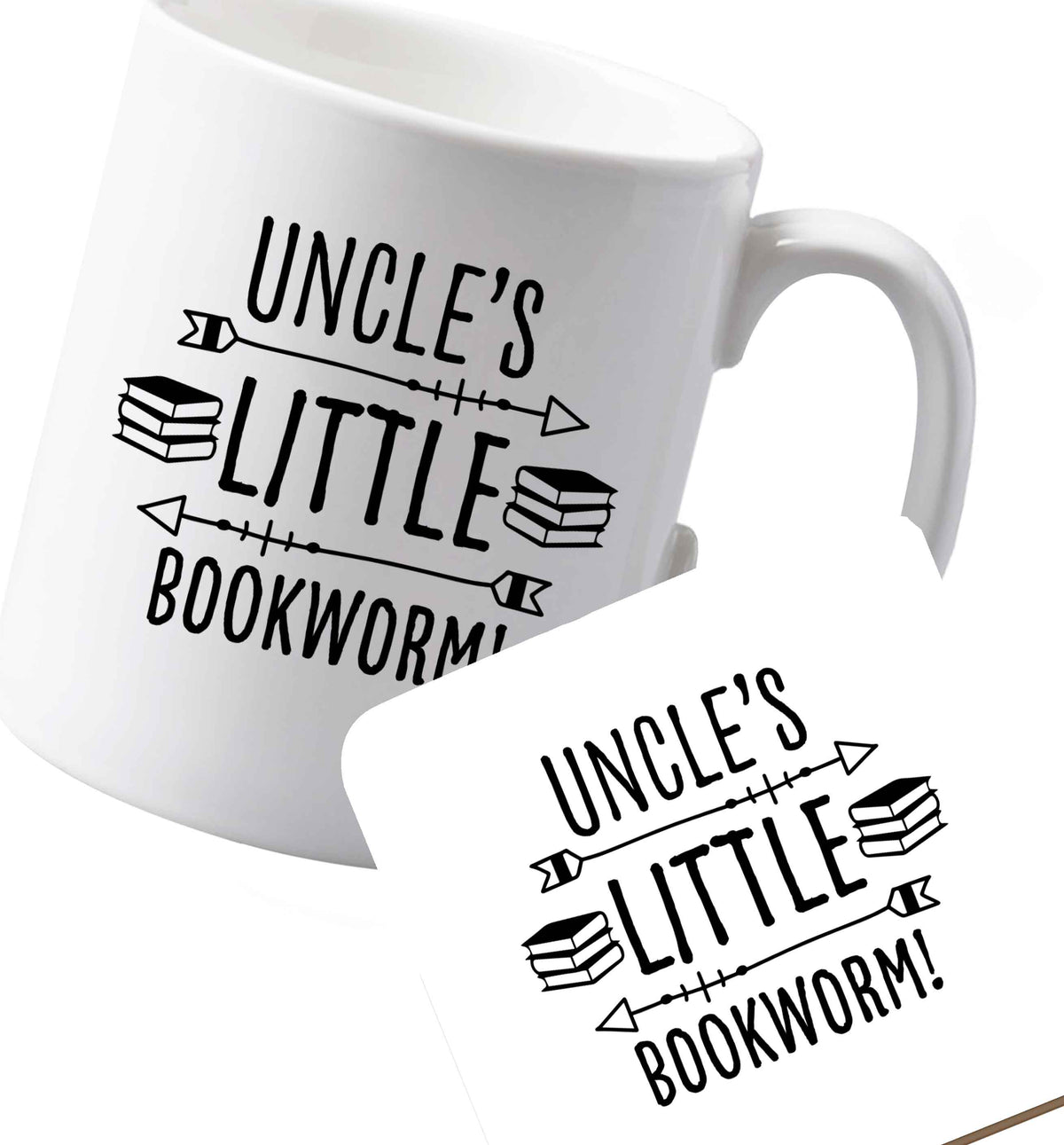 10 oz Ceramic mug and coaster Favourite Type Pan Pancake both sides