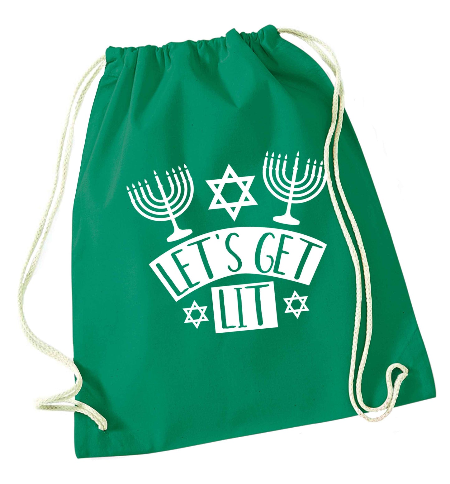 I love hanukkah | Drawstring Bag