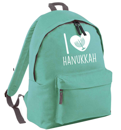 I love hanukkah mint adults backpack