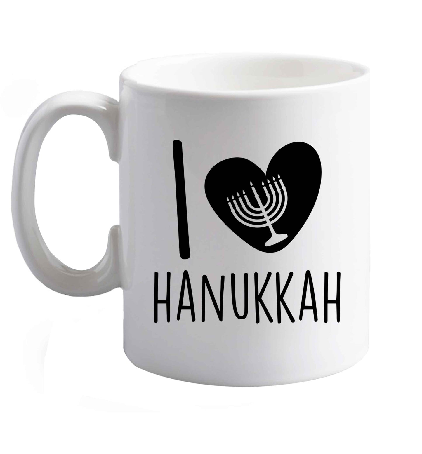 10 oz Favourite Type Pan Pancake ceramic mug right handed