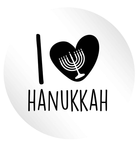I love hanukkah 24 @ 45mm matt circle stickers