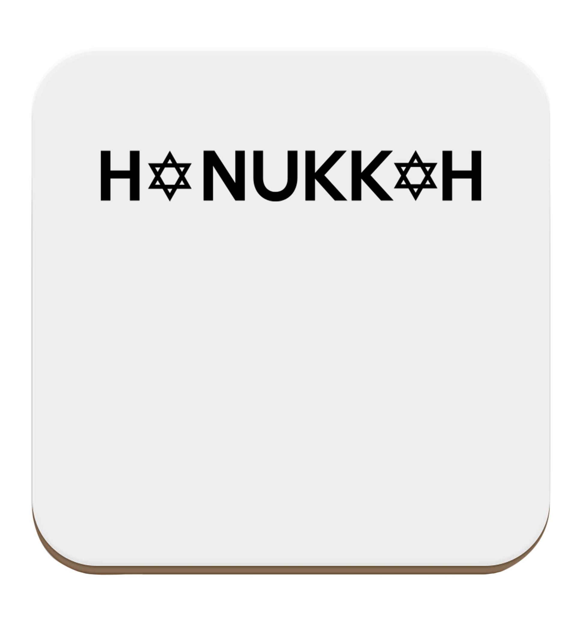 Hanukkah star of david set of four coasters