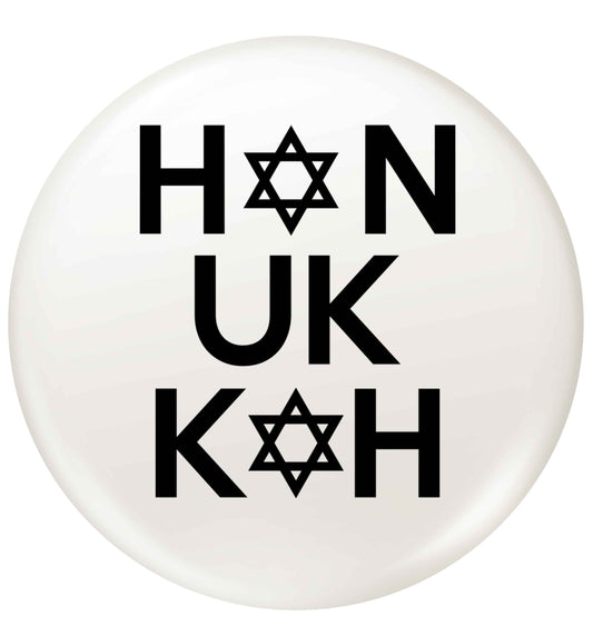 Han uk kah  Hanukkah star of david small 25mm Pin badge