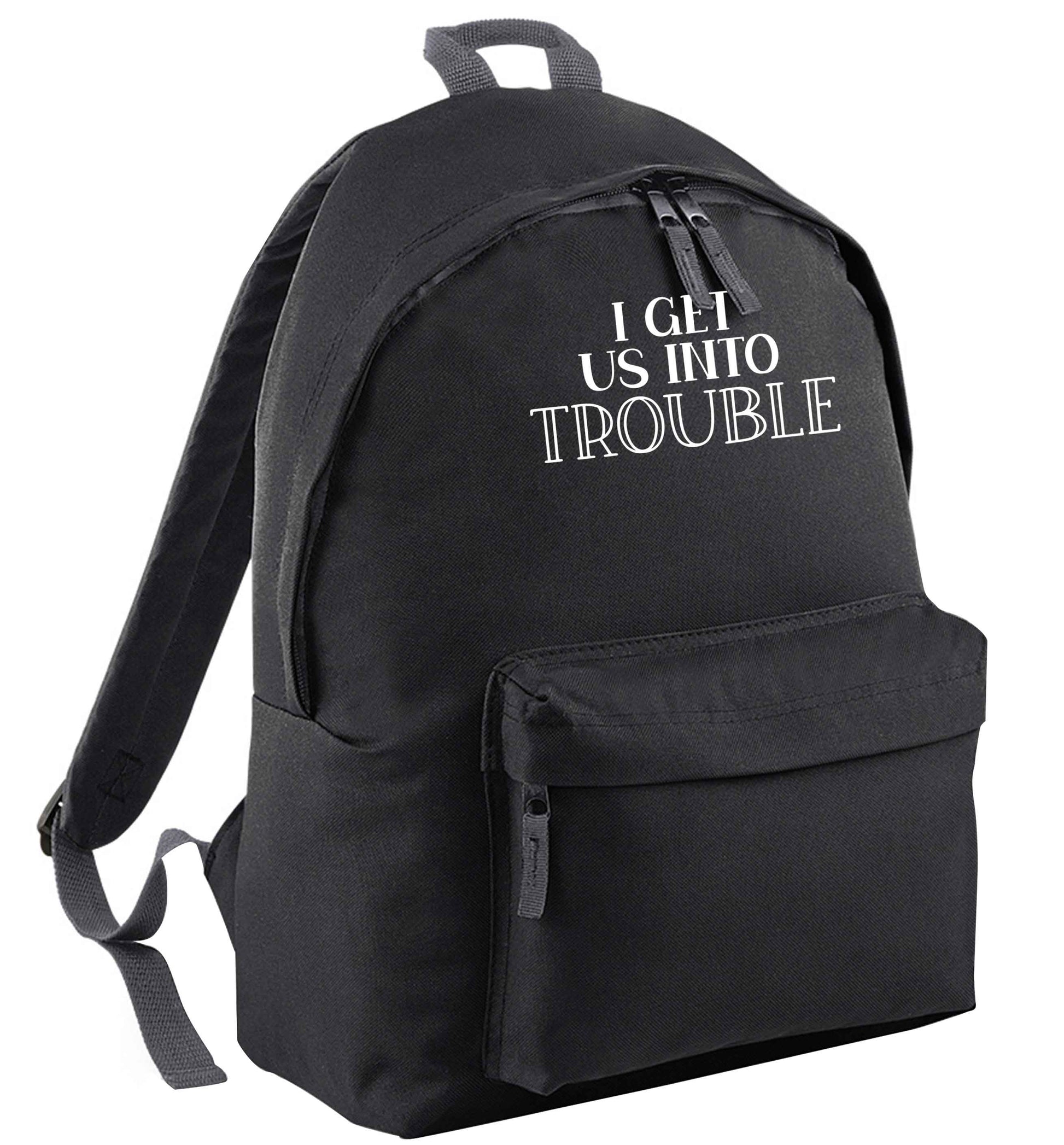 I get us into trouble | Children's backpack
