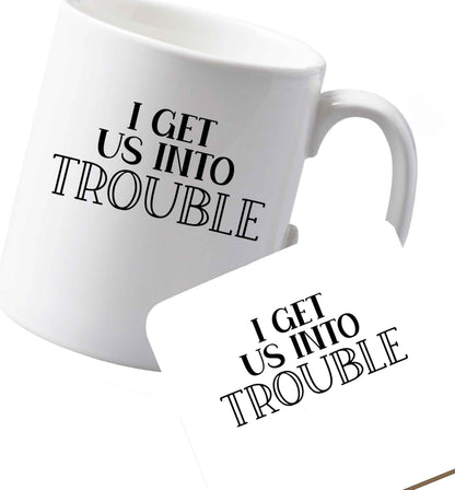 10 oz Ceramic mug and coaster Favourite Type Pan Pancake both sides