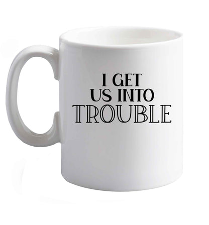 10 oz Favourite Type Pan Pancake ceramic mug right handed