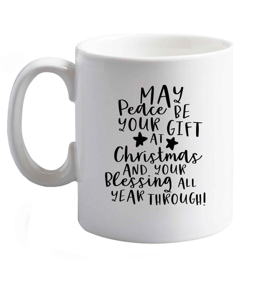10 oz Favourite Type Pan Pancake ceramic mug right handed