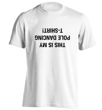 Best Things Happen Dancing adults unisex white Tshirt 2XL