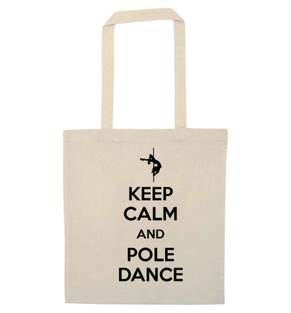 Best Things Happen Dancing natural tote bag