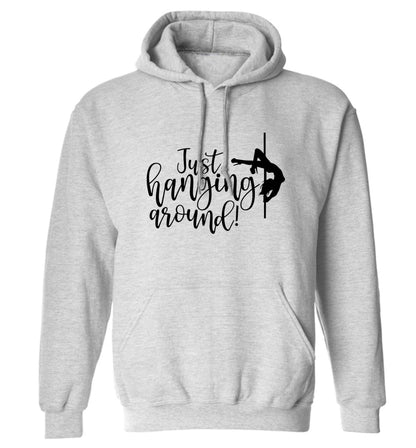 Best Things Happen Dancing adults unisex grey hoodie 2XL