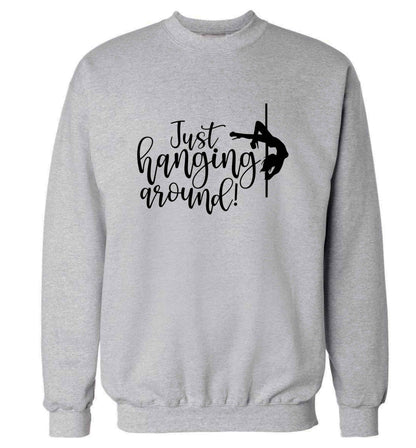 Best Things Happen Dancing adult's unisex grey sweater 2XL