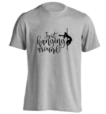 Best Things Happen Dancing adults unisex grey Tshirt 2XL