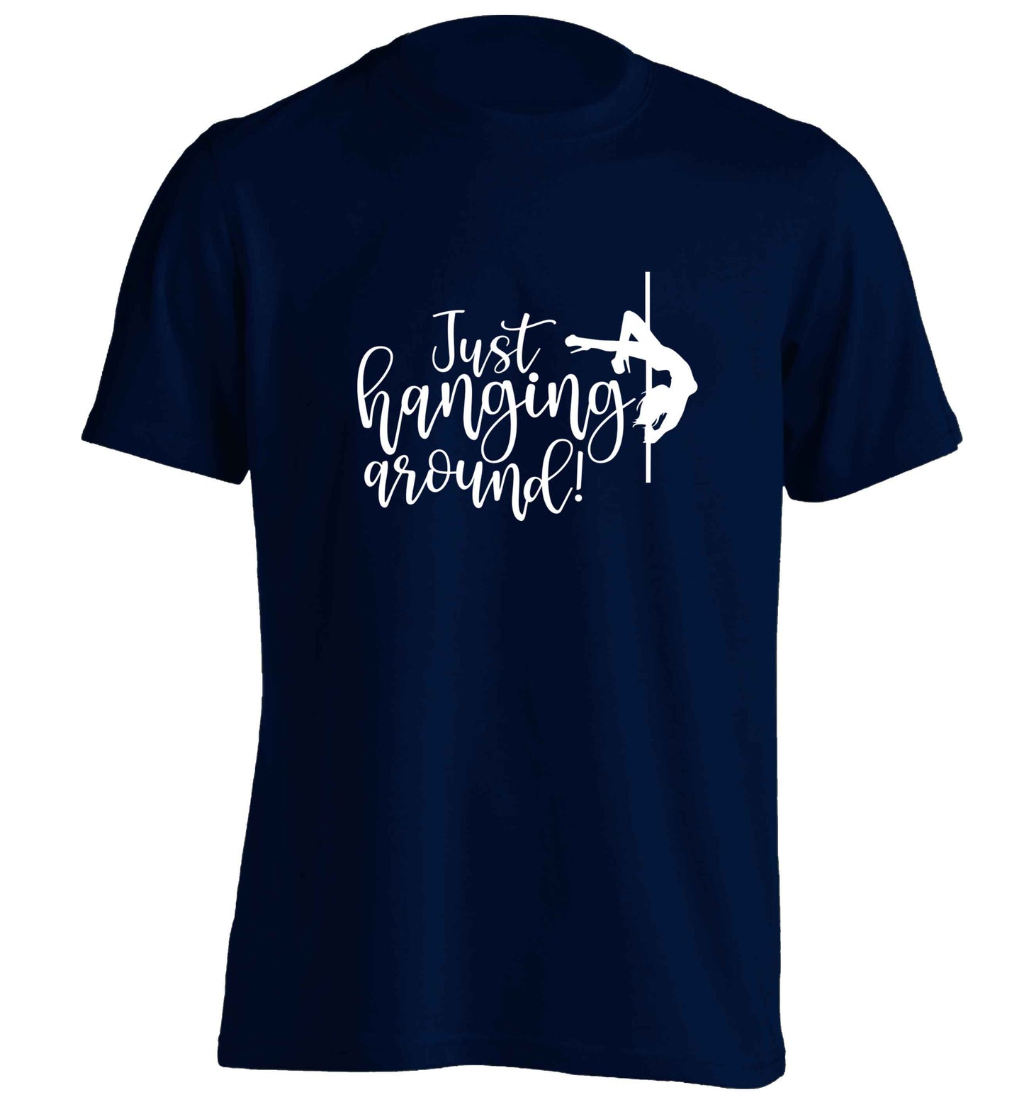 Best Things Happen Dancing adults unisex navy Tshirt 2XL