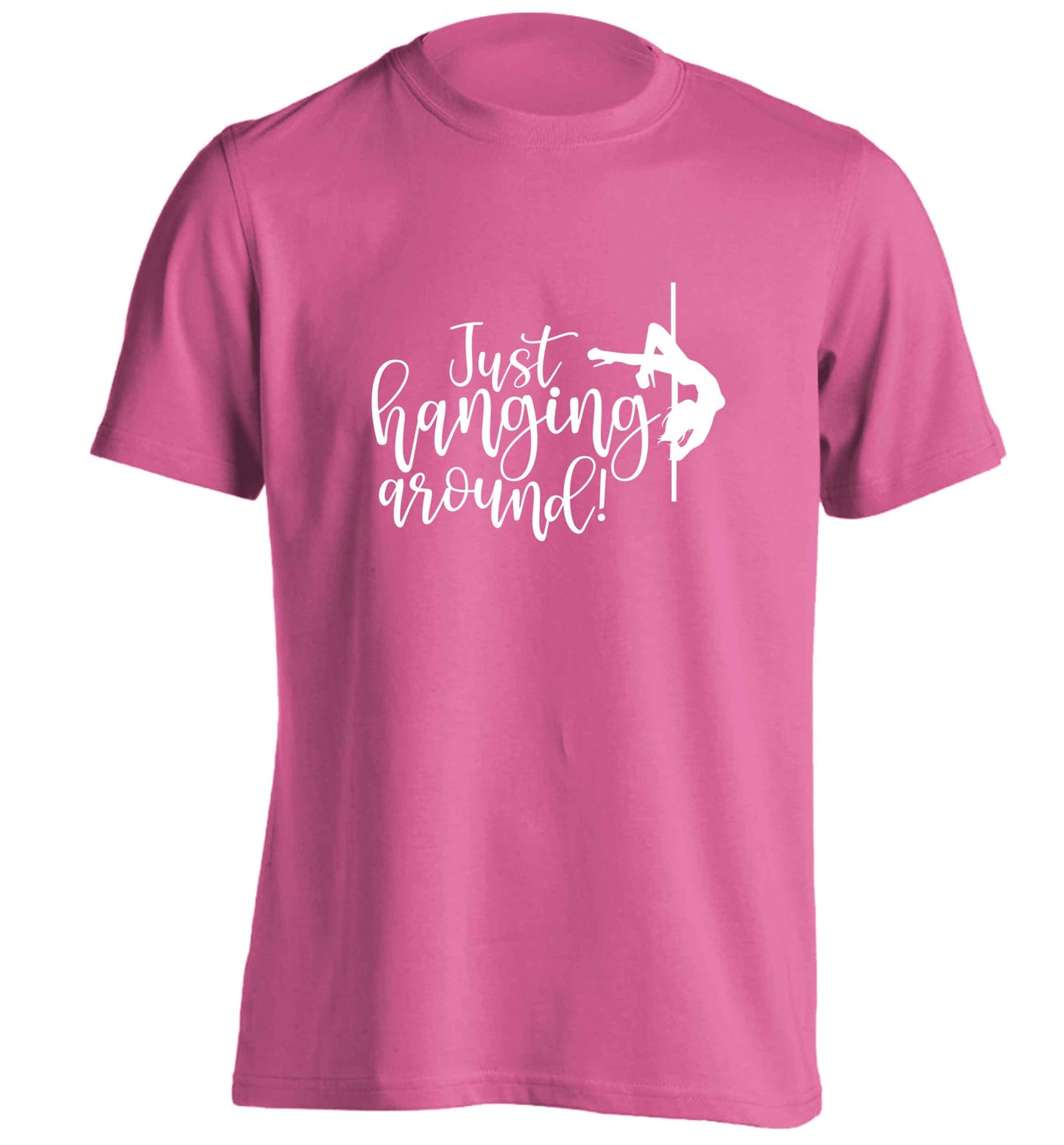 Best Things Happen Dancing adults unisex pink Tshirt 2XL