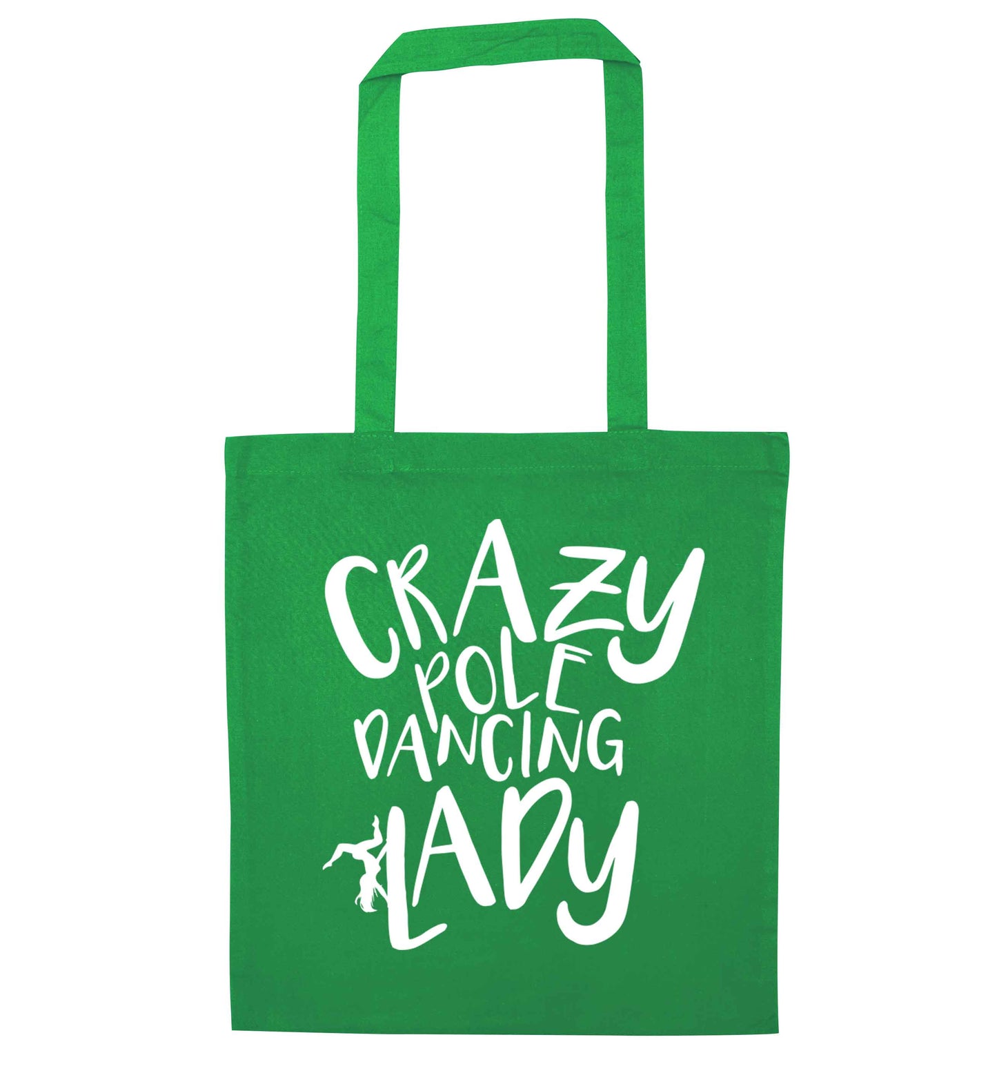 Best Things Happen Dancing green tote bag