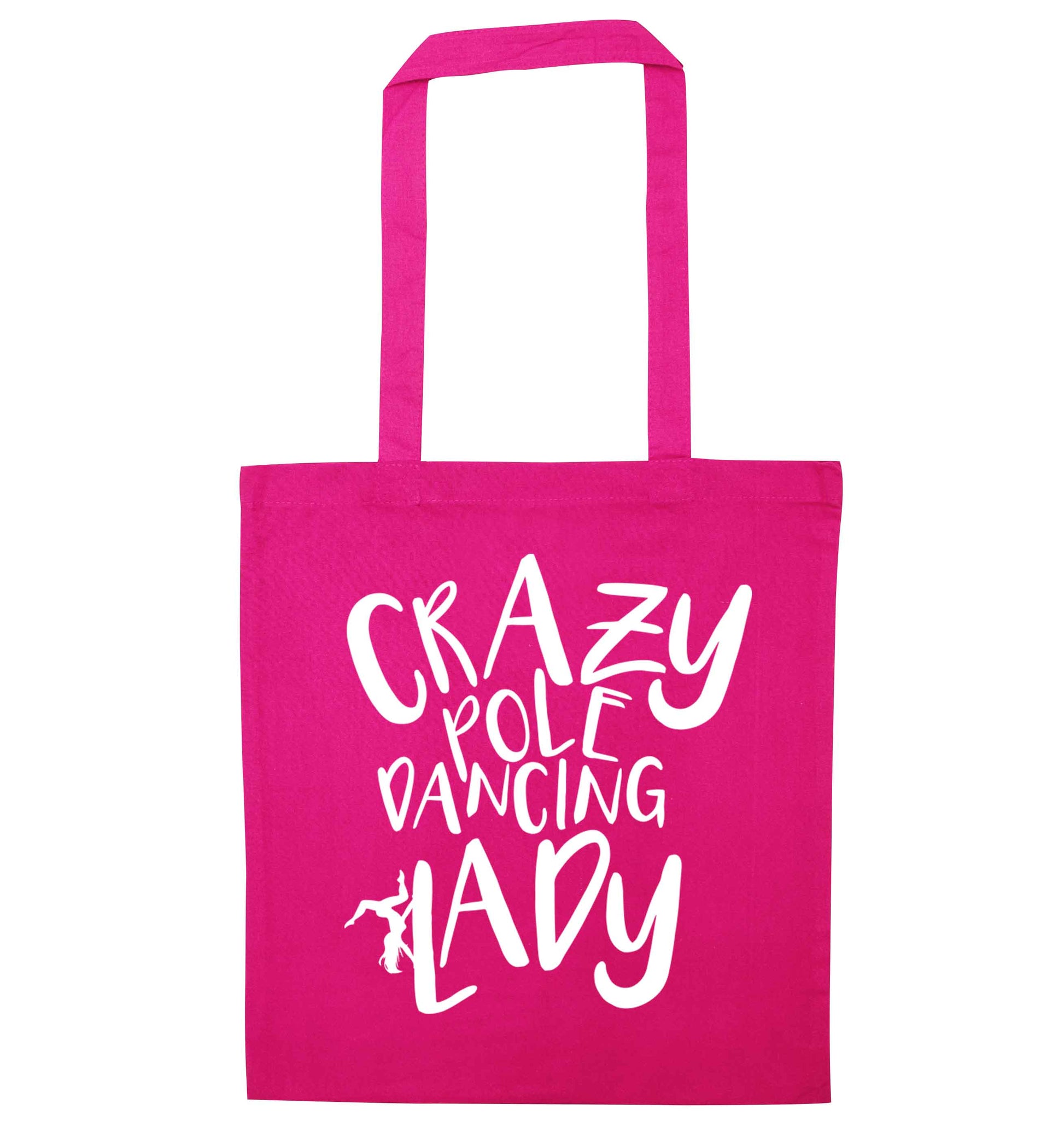 Best Things Happen Dancing pink tote bag