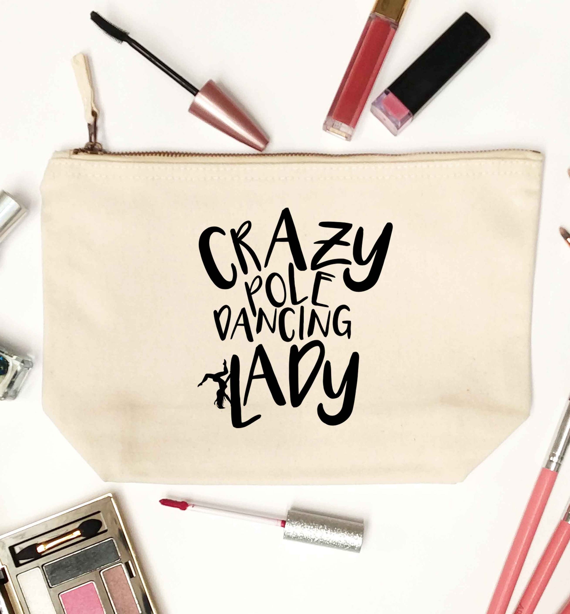 Best Things Happen Dancing natural makeup bag