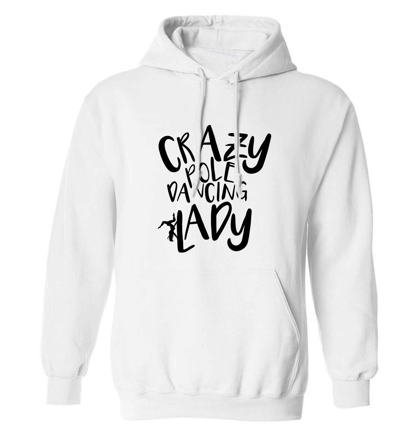 Best Things Happen Dancing adults unisex white hoodie 2XL