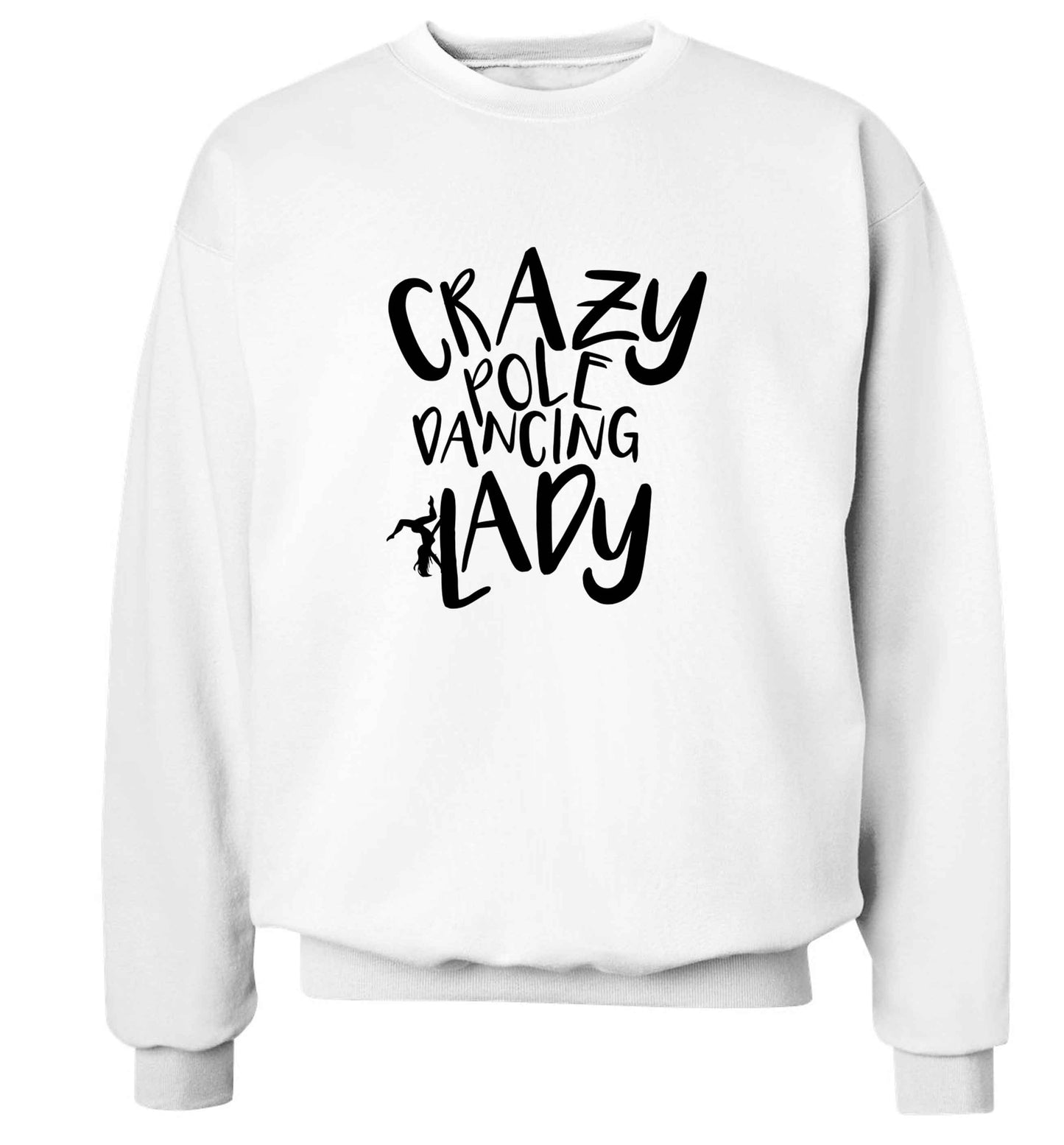 Best Things Happen Dancing adult's unisex white sweater 2XL