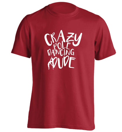 Best Things Happen Dancing adults unisex red Tshirt 2XL