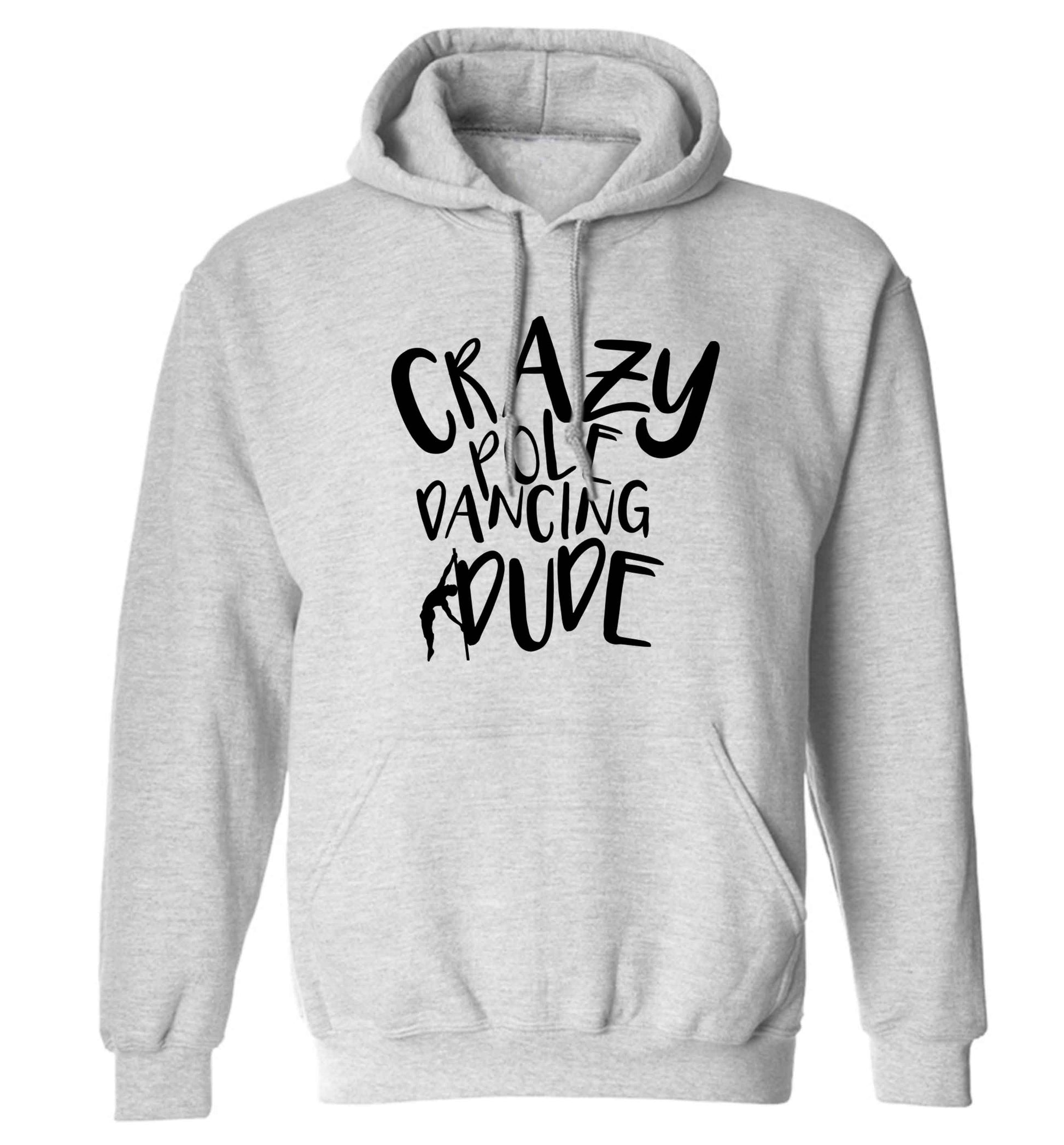 Best Things Happen Dancing adults unisex grey hoodie 2XL