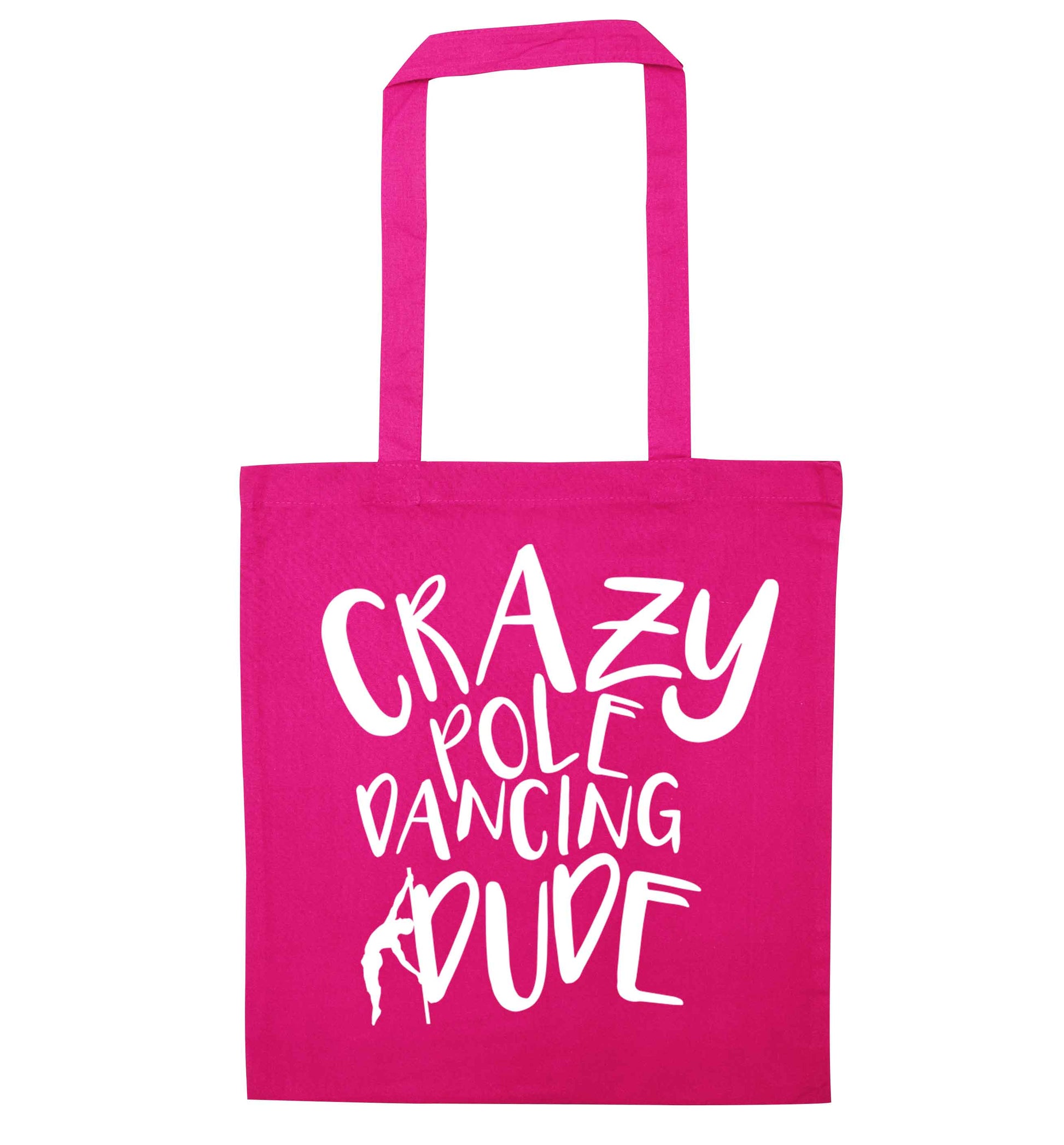 Best Things Happen Dancing pink tote bag