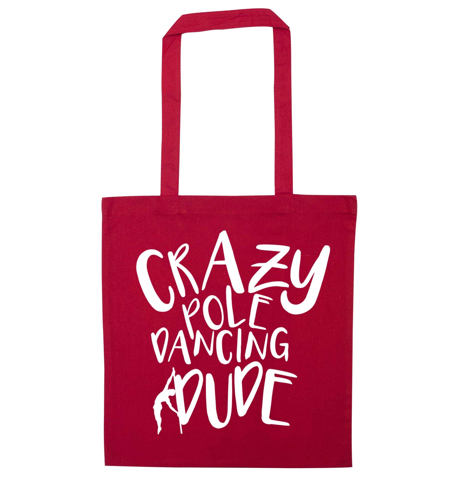 Best Things Happen Dancing red tote bag