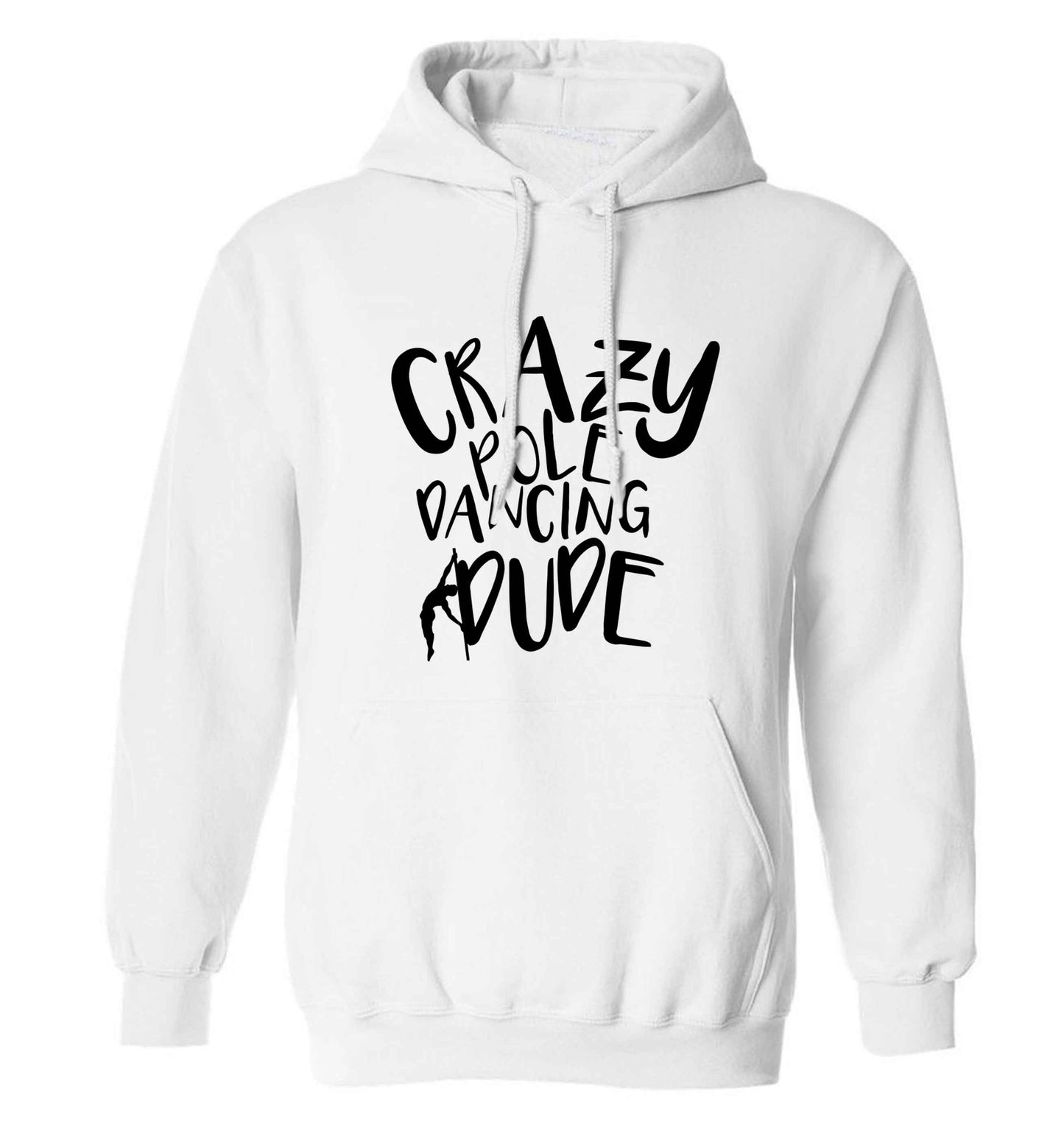 Best Things Happen Dancing adults unisex white hoodie 2XL