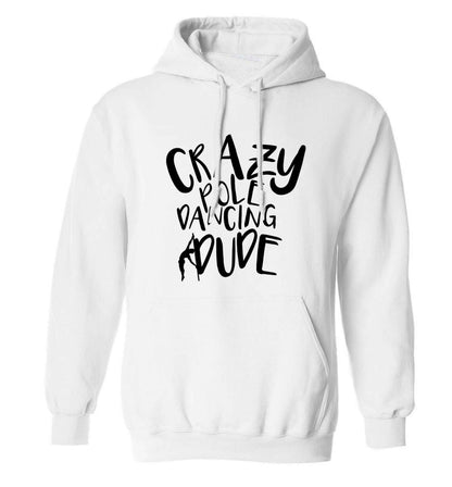 Best Things Happen Dancing adults unisex white hoodie 2XL