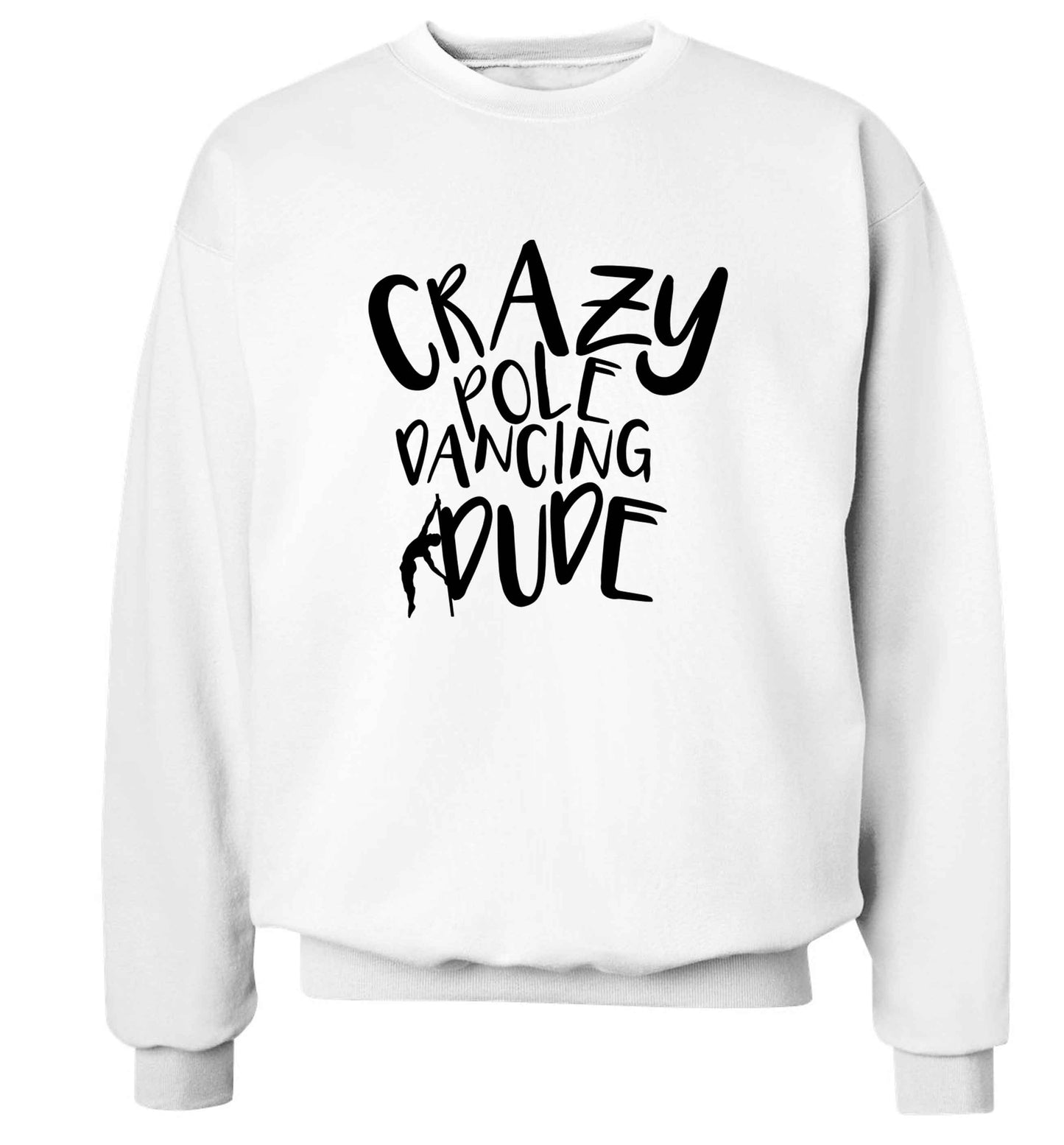 Best Things Happen Dancing adult's unisex white sweater 2XL