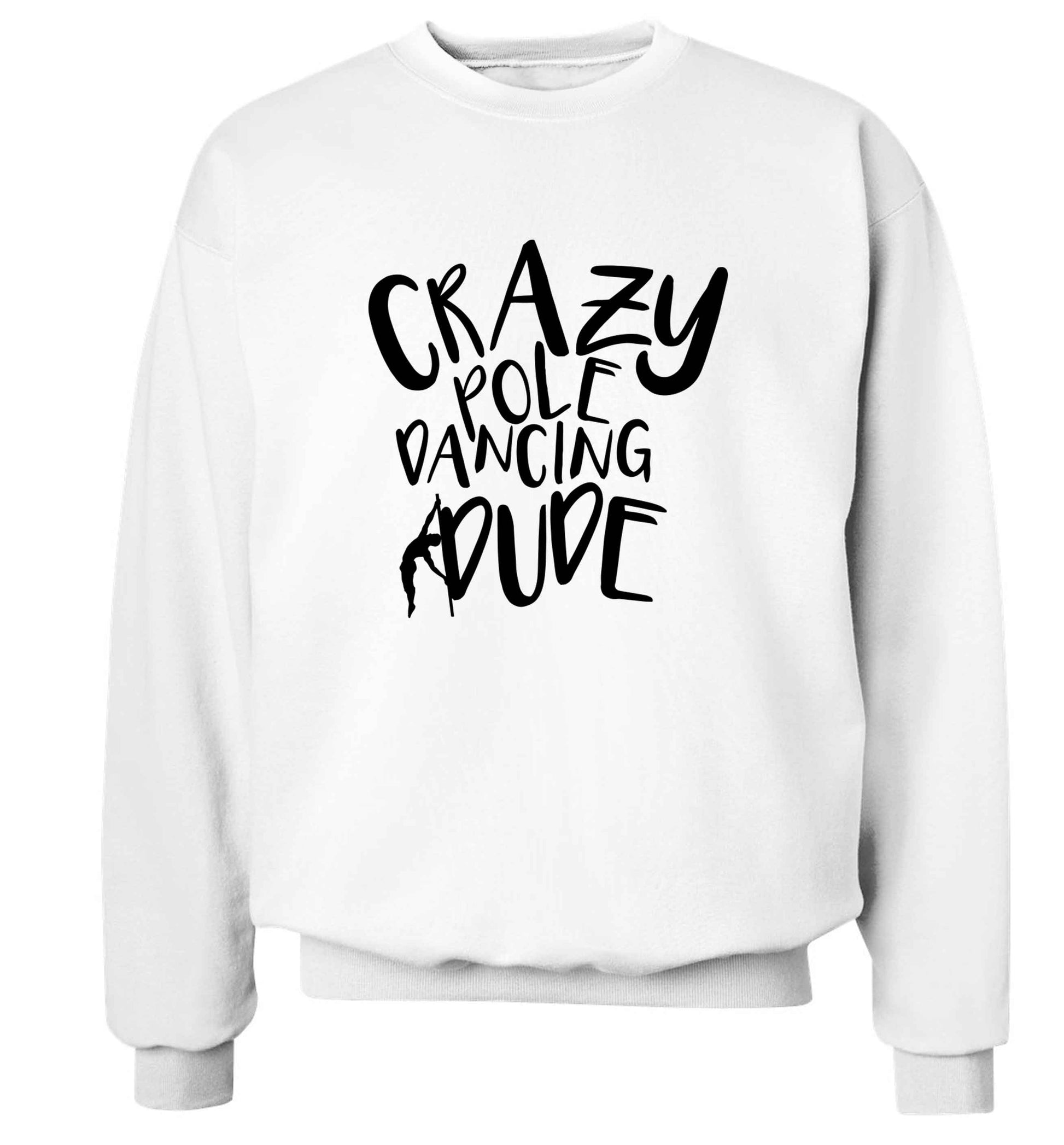Best Things Happen Dancing adult's unisex white sweater 2XL