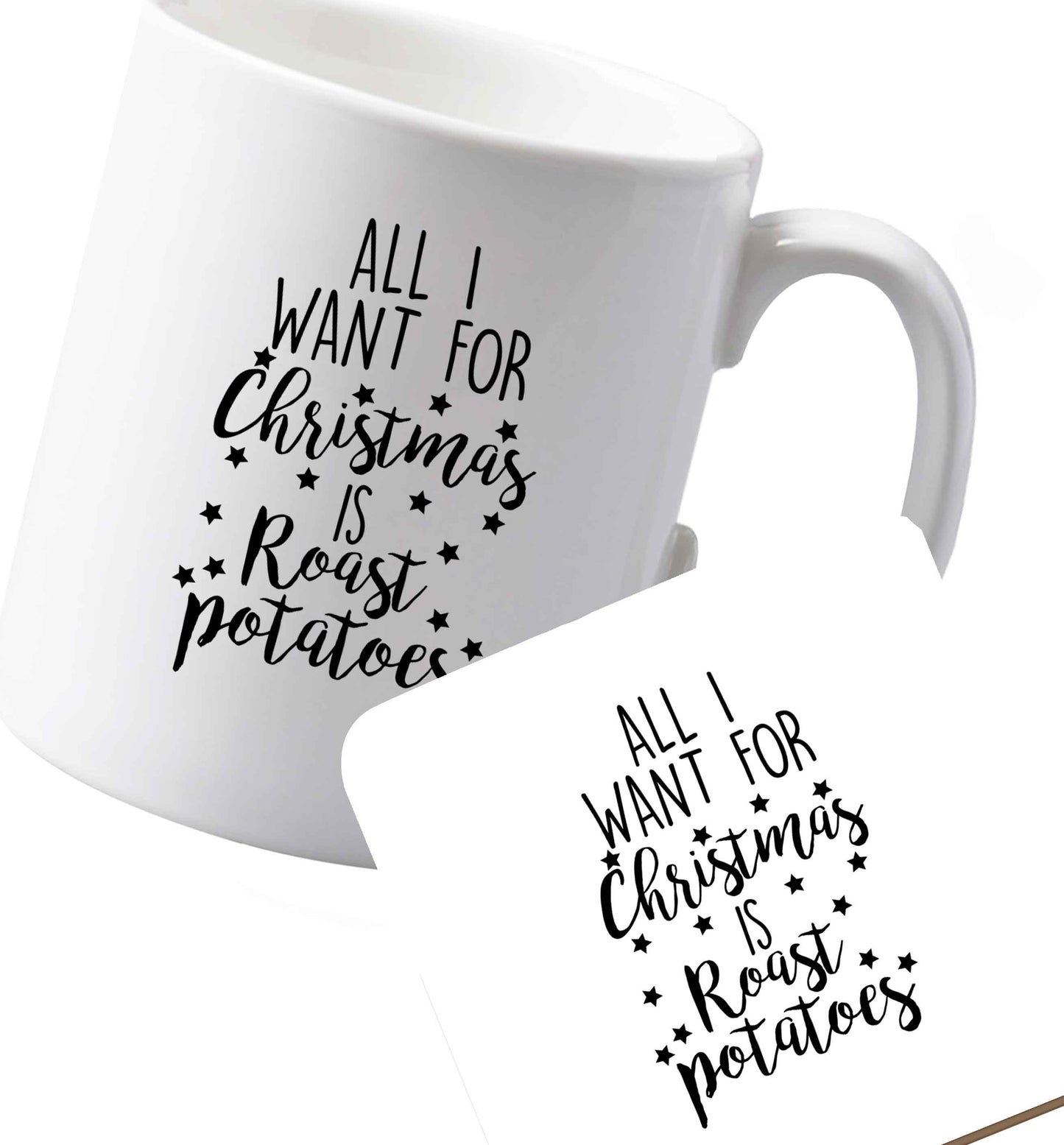 10 oz Ceramic mug and coaster Favourite Type Pan Pancake both sides