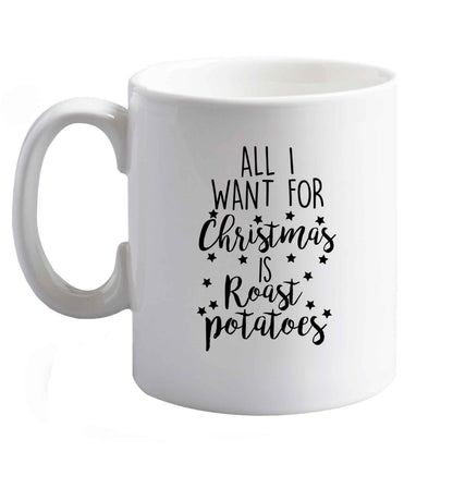 10 oz Favourite Type Pan Pancake ceramic mug right handed