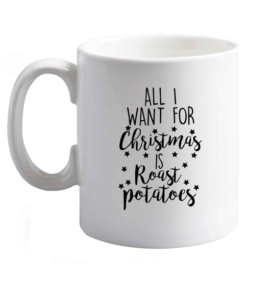 10 oz Favourite Type Pan Pancake ceramic mug right handed