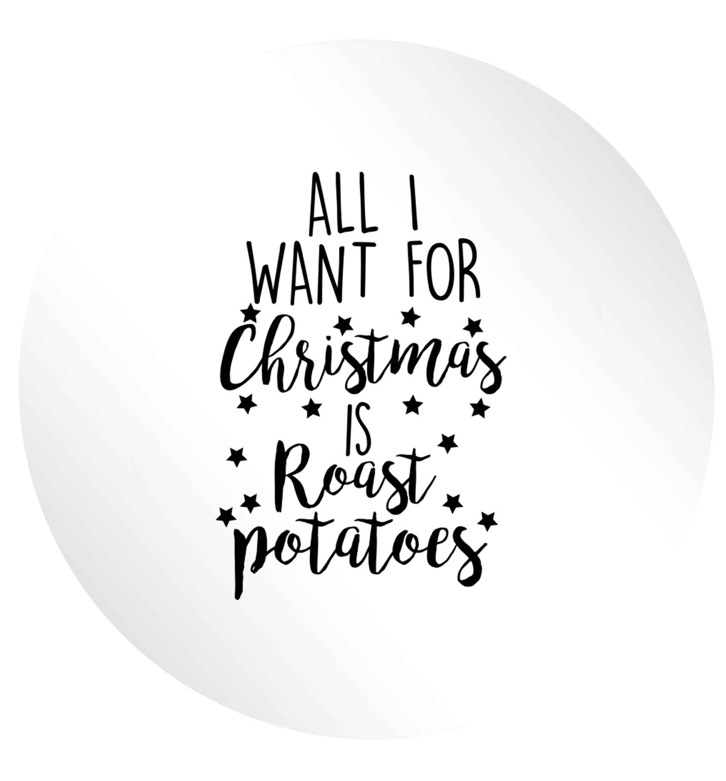 All I want for Christmas is roast potatoes 24 @ 45mm matt circle stickers